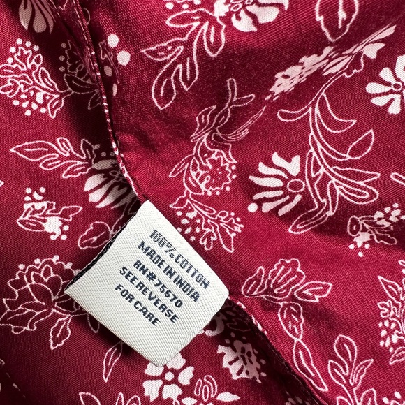 MBX DENIM WEAR Men’s Slimfit Floral Casual Short Sleeved Button-Down - Picture 5 of 6